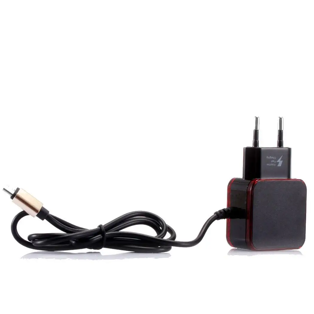 2 порта USB зарядное устройство для путешествий с общим светодиодным освещением