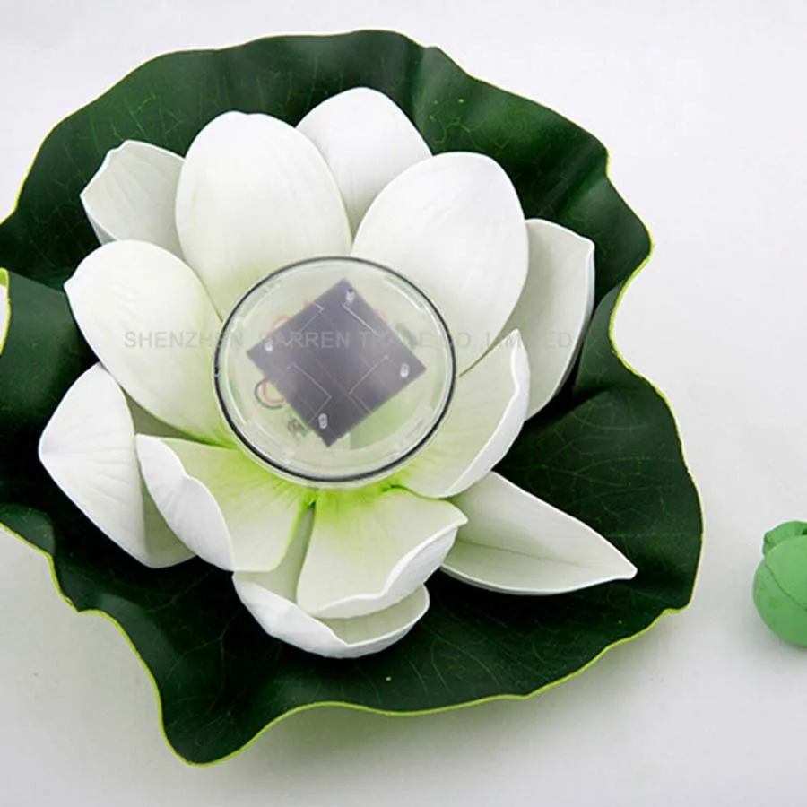 

Solar Lotus Light Solar Light colorful waterproof Outdoor Pool Solar Powered Led Landscape Lotus Flower Light