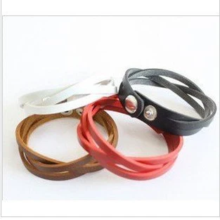 Модные кожаные браслеты для женщин ювелирные изделия белого цвета|bracelet leather