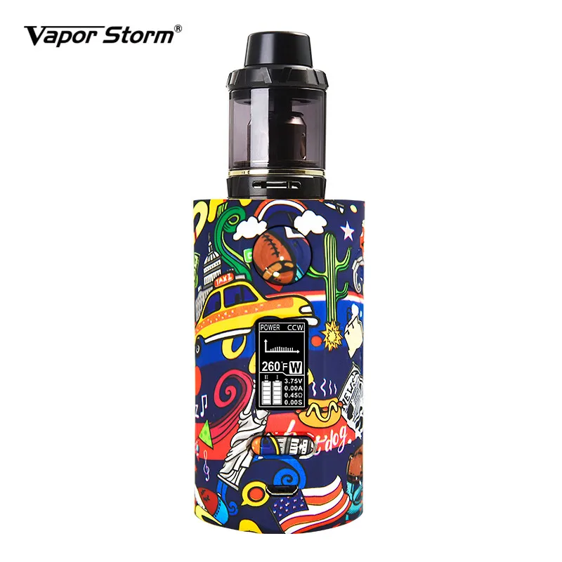 Электронная сигарета Vapor Storm230 vape Box Mod kit emperature Control Hwak vaporizer Tank vaper E cigs RDA RBA RDTA