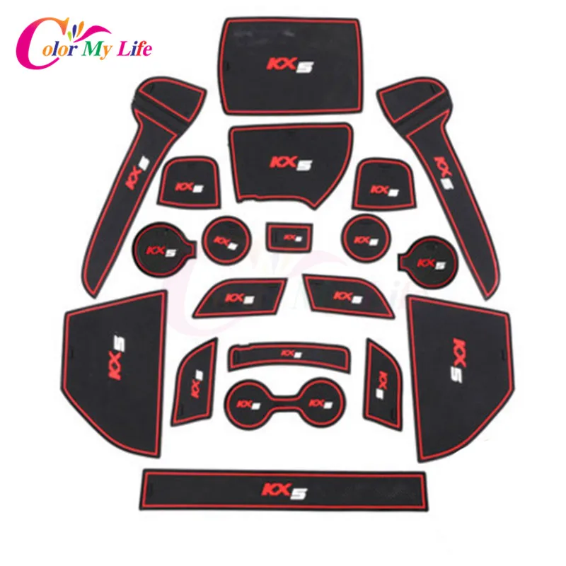 16 шт./компл. силикагель автомобильные защитные коврики Противоскользящие