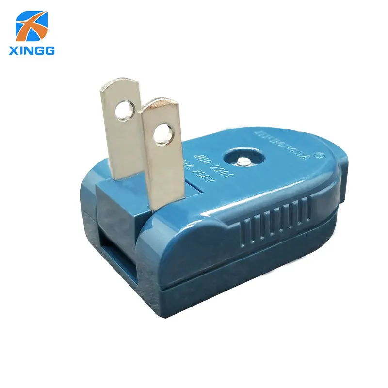 Складная вилка переменного тока американская 2-контактная Регулируемая