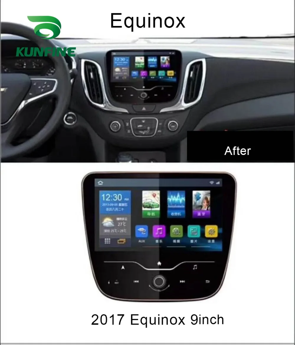 Магнитола Для Chevrolet Equinox 2017 8 ядер Android 1 4 Гб ОЗУ 64 ПЗУ DVD GPS навигация|Автомагнитолы|