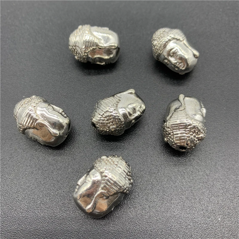 Бусины Из Сплава в форме головы Будды аксессуары для подвесок 1 шт. 15x12