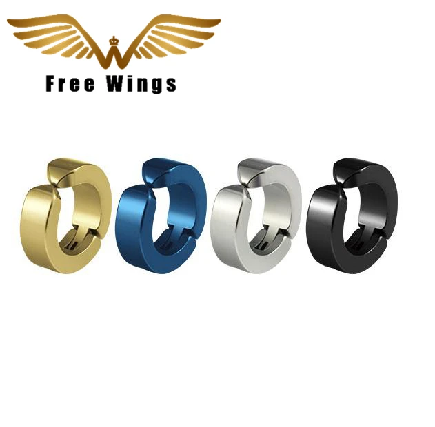 клипсы для ушей каффы серьги на ухо Каффа мужчин и женщин против аллергии панк