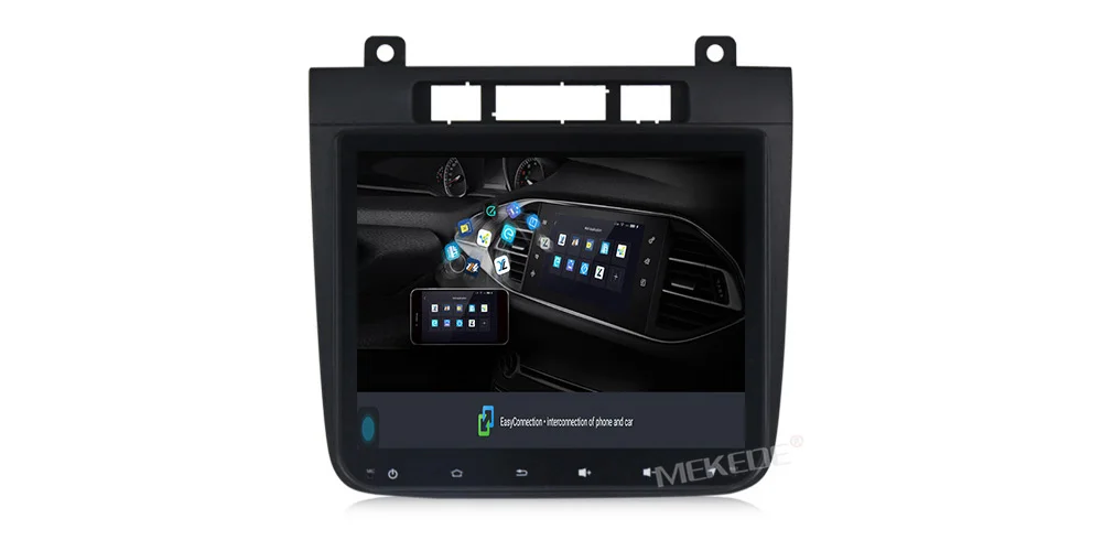 MEKEDE 8,4 дюймов 2 din android 9,1 2+ 32G автомобильный DVD gps навигатор для VW Volkswagen TOUAREG 2012-, радио, wifi, четырехъядерный