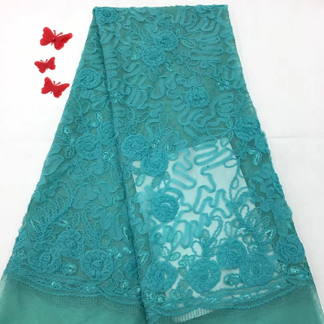 Последние африканские кружевной ткани 2018 высокое качество кружева шифон Хлопок