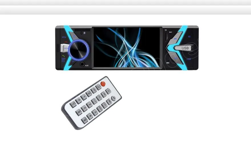 Горячая Распродажа 1 DIN 4 дюйма автомобильное радио Видео Стерео MP4 MP5 плеер Bluetooth