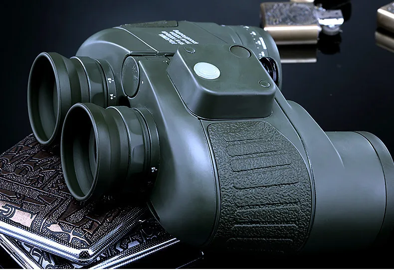 Российский военный бинокль 10x50 HD с большим зумом FMC покрытие W/цифровой компас телескоп охотничий Jumelles BAK4 бинокулярный