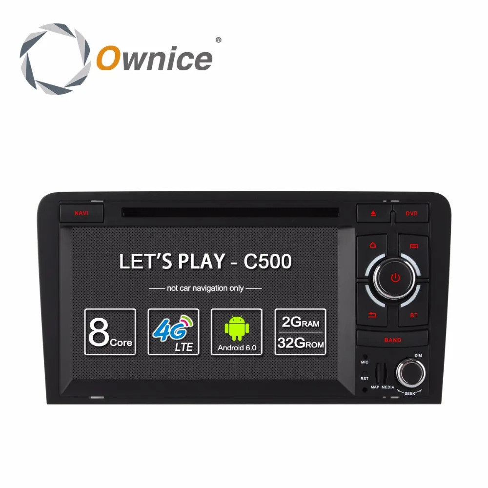 Автомобильный DVD плеер HD 1024*600 для Audi A3 S3 RS3 2003 2011 2 Гб ОЗУ Восьмиядерный Android 6 0 GPS