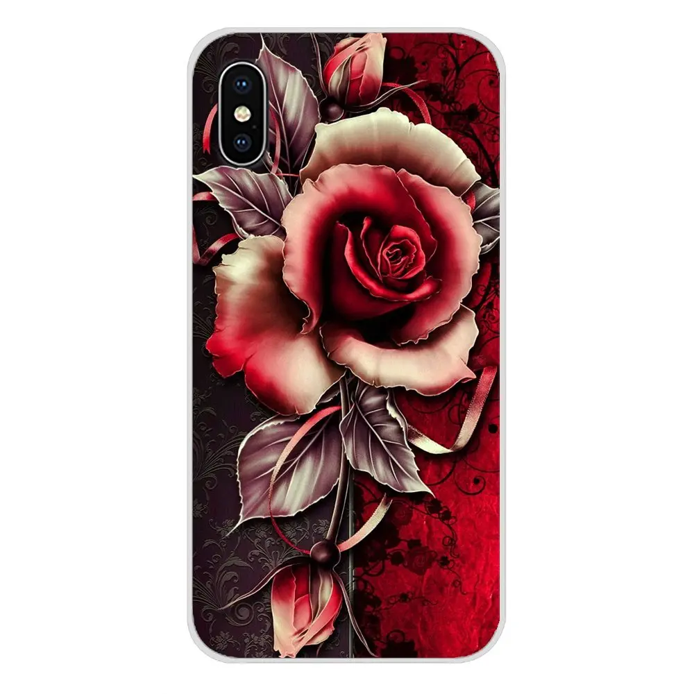 Accessories Phone Shell Covers Valentine's day roses flowers For Huawei P Smart Mate Honor 7A 7C 8C 8X 9 P10 P20 Lite Pro Plus |