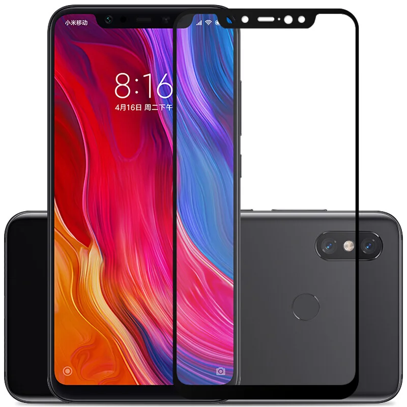 Полное покрытие Экран протектор для Xiaomi 8 MIX2 Note3 5 плюс Стекло закаленное стекло 9h