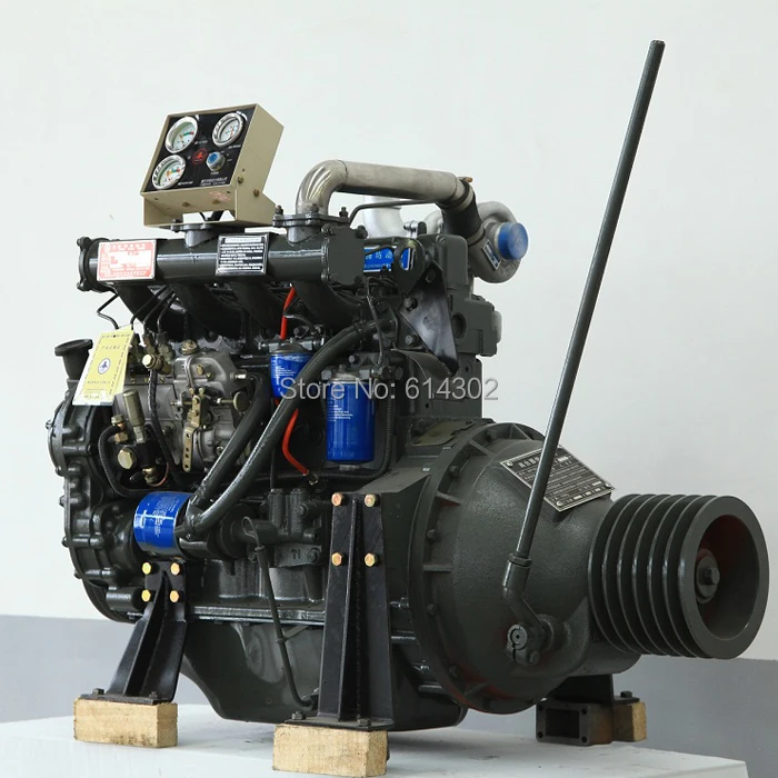 

China supplier 63KW R4105ZP weifang diesel engine for Water Pump & fixed power Usage with clutch connecting