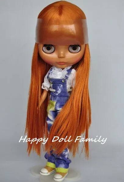 Обнаженная кукла Blyth имбирь staight длинные волосы красивая девушка | Игрушки и хобби