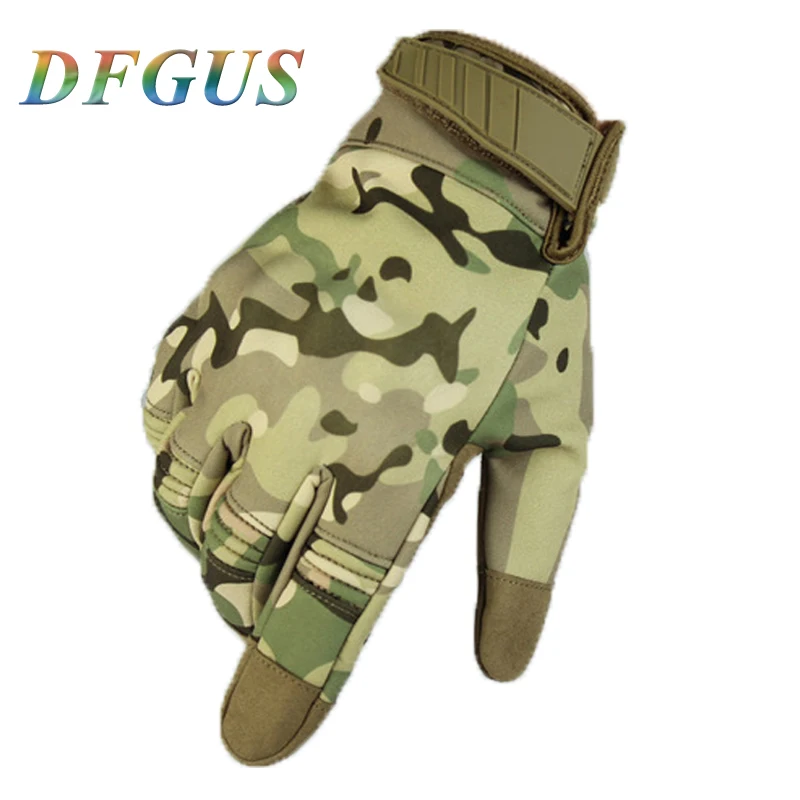 

Tactical Military Gloves Army Paintball Shooting Airsoft Combat Bicycle Rubber Protective Anti-Skid Full Finger Glove Men Women