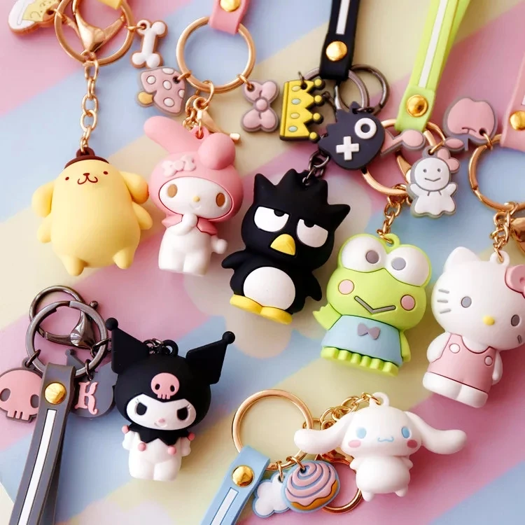 2020 3D креативная серия My Melody Pudding Cinnamoroll Dog Hello брелок сумка Подвеска Брелок для
