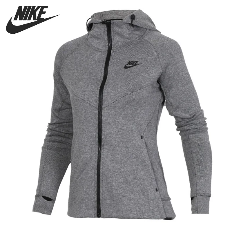 Оригинальный Новое поступление NIKE AS W NSW ТЧ FLC Толстовка ФЗ Женская куртка с