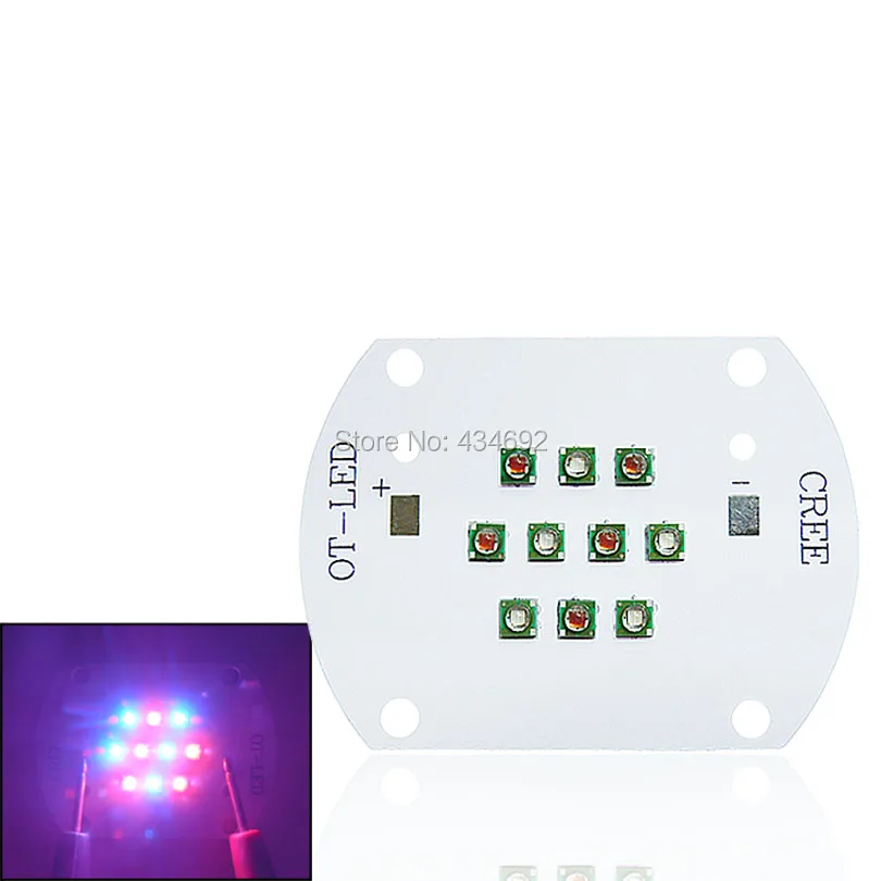 Настроить 30 Вт Многокристальных Cree XPE XP E Светодиодные Лампы DIY ПРИВЕЛО Завода