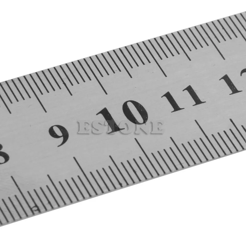 Метрическая карманная линейка из нержавеющей стали 30 см 12 дюймов|measure|measures cmmeasure