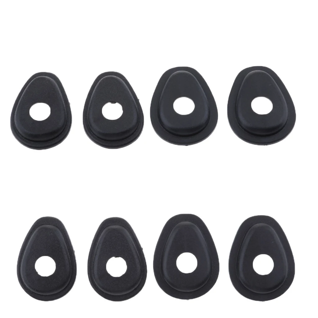 

8pcs Motorcycle Front Rear Indicator Adapter Turn Signal Indicator Adapter Spacers for Yamaha MT-25 MT-07/09/10 2014-2018 Black