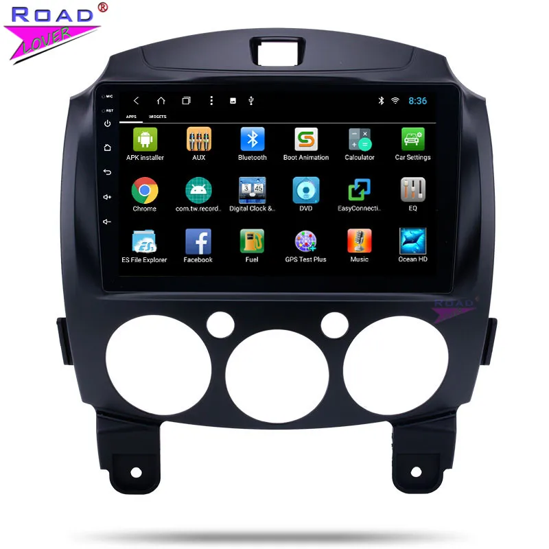 Автомобильный радиоприемник Android 8 1 DVD-плеер для Mazda 2 2010 2011 2012 стерео GPS-навигация