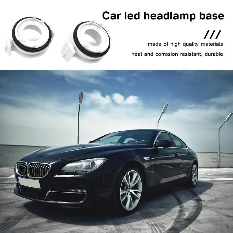 2 шт. H7 светодиодный светильник с головкой Цоколь для BMW 320/318i/E65/E90/3 серии сменный