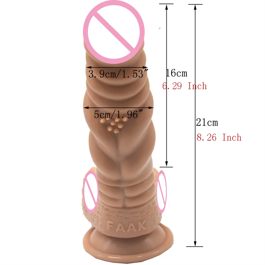 MLSice винтовая нить Животное Динозавр фаллоимитатор реалистичный мягкий