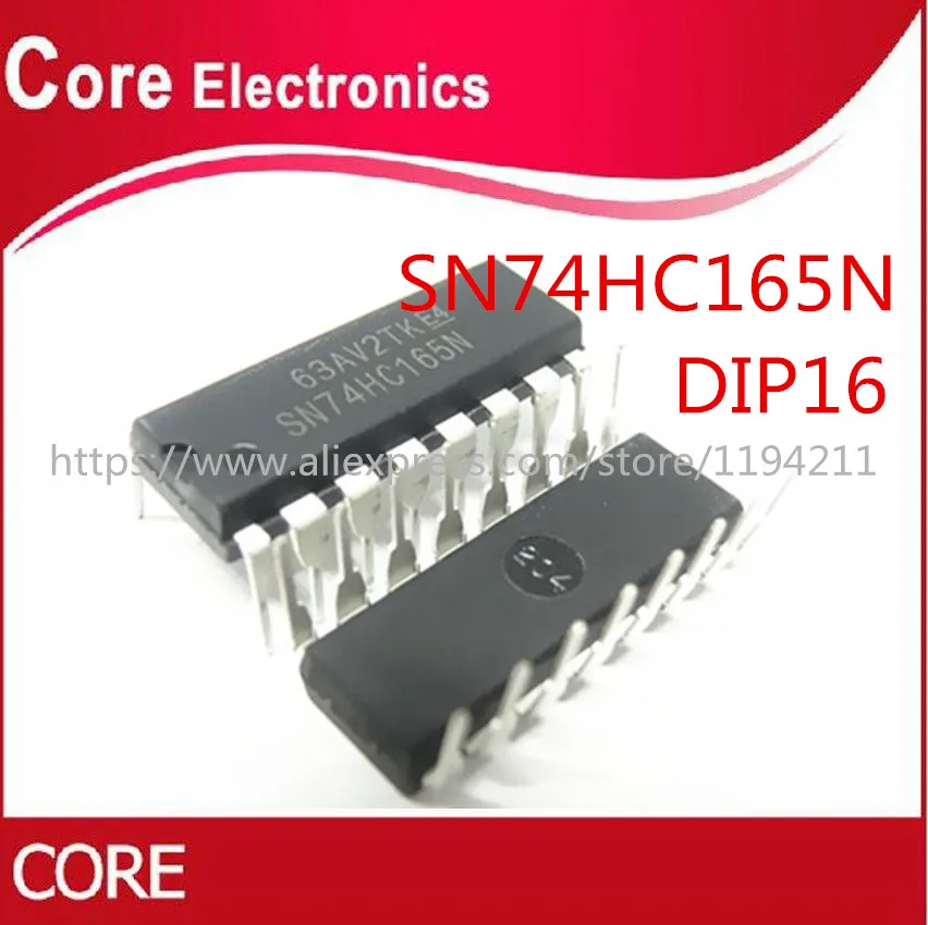 100 шт. 74HC165 74165 SN74HC165N 74HC165N DIP 16 Новый|Интегральные схемы| |