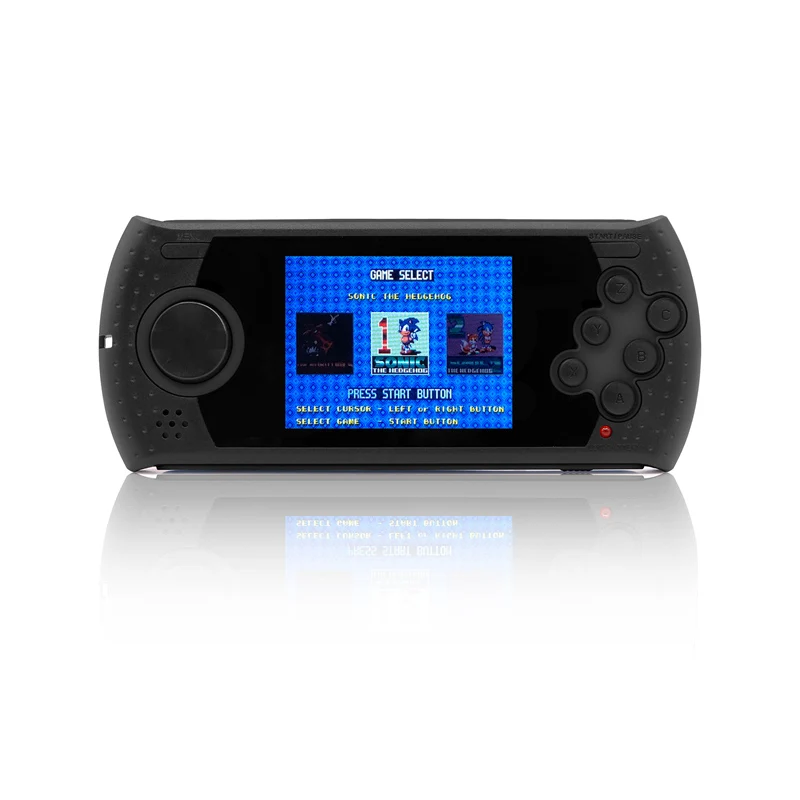Black 16 бит 3," ЖК портативная игровая консоль встроенный 100 классические игры для ретро видео игр плеер Поддержка HDMI выход и sd-карта - Цвет: Black