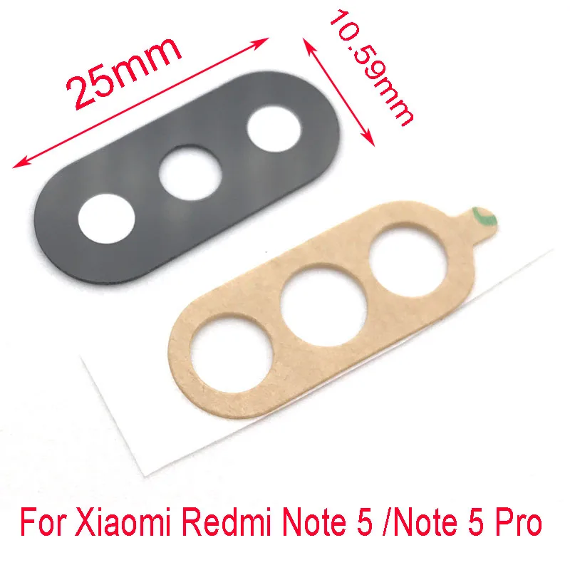 100% Качественное Стекло для объектива задней камеры замена стекла Xiaomi Redmi Note 5 6 7 8 9