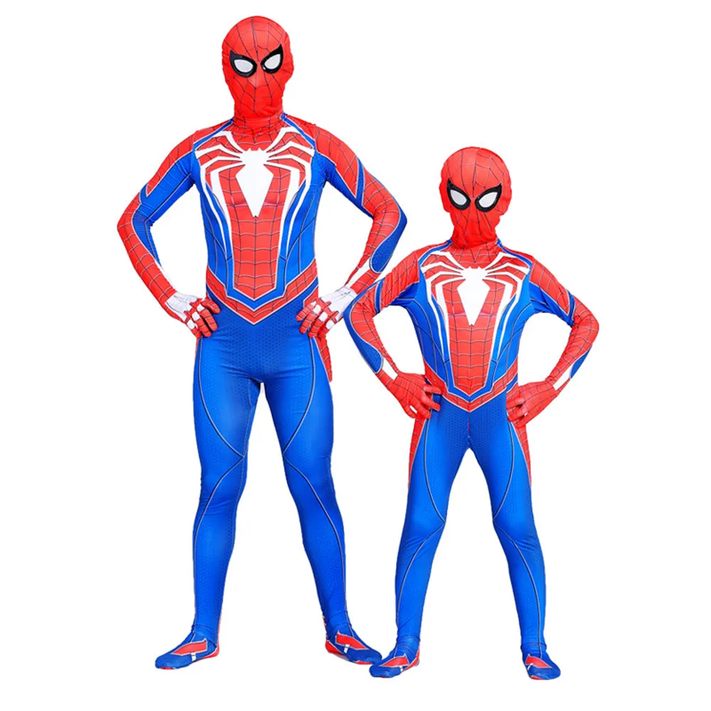 Ps4 insomniac Человек паук костюм для косплея костюмы на Хэллоуин мужчин взрослых