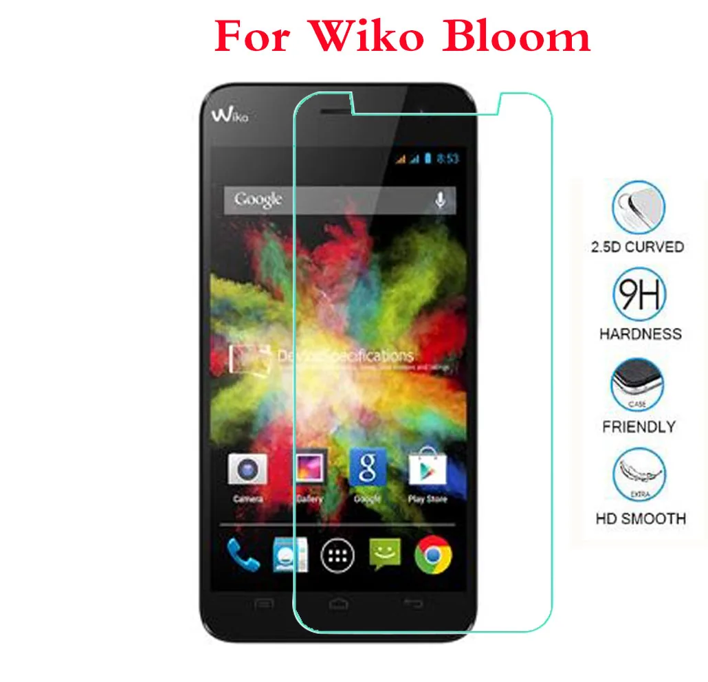 9 H Премиум закаленное Стекло для телефона Wiko Bloom 2 защитное покрытие экрана