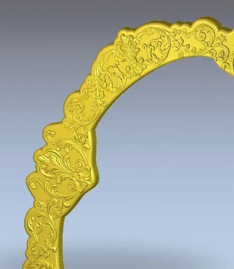 

3d модель, рельеф для ЧПУ в формате STL Frame_Mirror