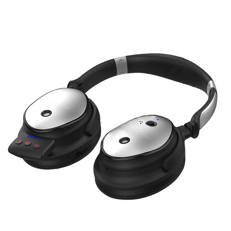 Активный Шум шумоподавлением Bluetooth гарнитура Беспроводной Наушники Hi-Fi стерео