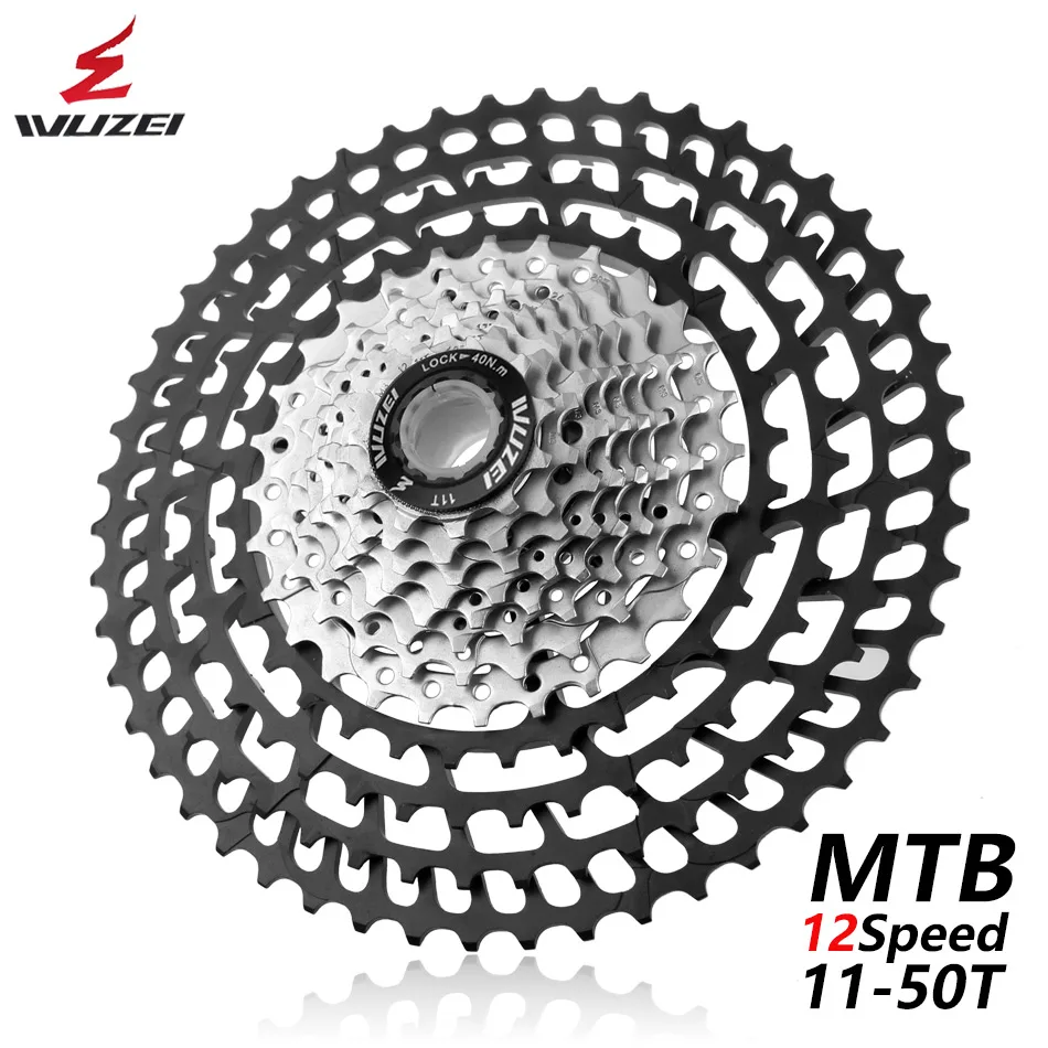 WUZEI 11/12 speed 11-50T 52T кассета Сверхлегкий велосипед Freewheel 11T CNC Freewheel горный велосипед запчасти для Shimano GX