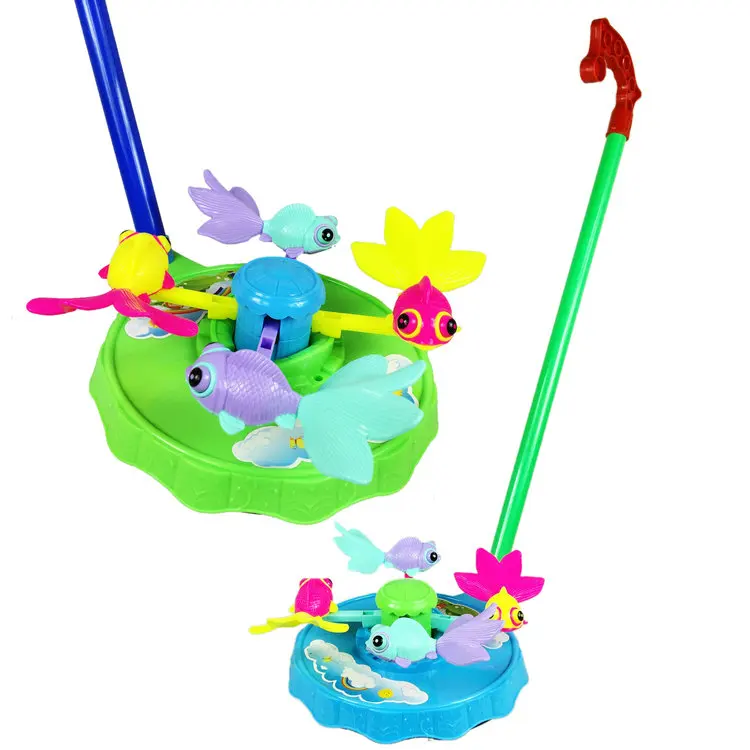 Детские игрушки ходунки колесо для малыша толчок поворотная пластина золотой