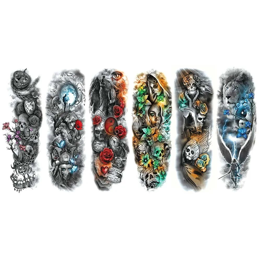 1 шт. водонепроницаемые наклейки на тату для женщин и мужчин временные фальшивые