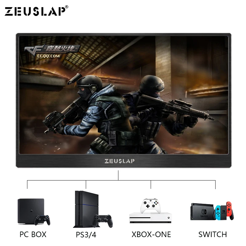 Новый 15 6 дюймовый портативный монитор Type C USB HD IPS 1920x1080 игровой дисплей с портом