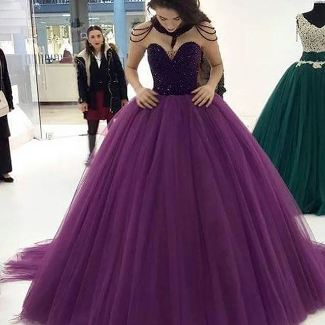 

Top Velvet Prom Dresses 2019 Sweetheart Ball Gown Tulle Skirt Floor Length Backless Vestidos De Fiesta De Noche Largos Elegante