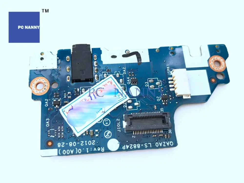 Оригинальный переключатель для ноутбука DELL XPS12 9Q23 аудиоплата QAZA0 LS 8824P 07RFHW 7RFHW