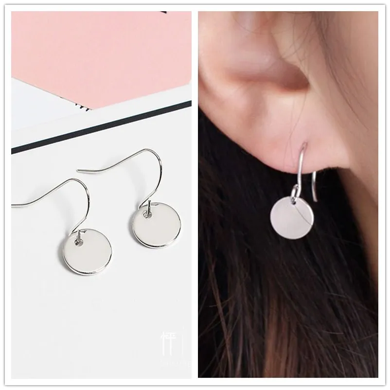 EK956 silver Новые модные сексуальные крошечные треугольные круглые серьги-капельки для женщин, дешевые ювелирные изделия, висячие серьги в форме листа звезды, серьги с надписью LOVE Hear Ball Boucles - Окраска металла: EK956 silver