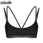 Нижнее белье iiniim мужское, сексуальное, без косточек, с кружевной кромкой