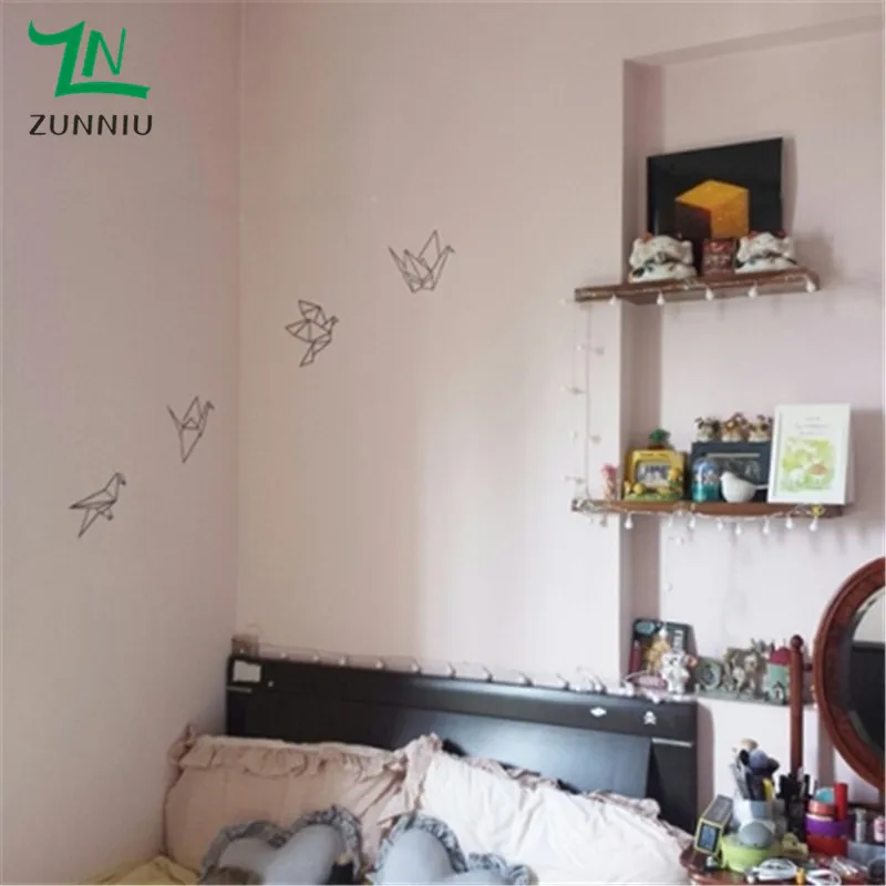 ZN N151 DIY наклейки на стену домашний декор для детской комнаты оригами Бумажные