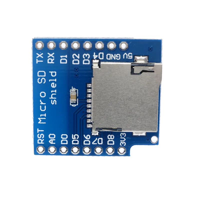 Micro SD карта щит для WeMos D1 Мини WiFi ESP8266 TF Память Модуль карты памяти с контактами Arduino