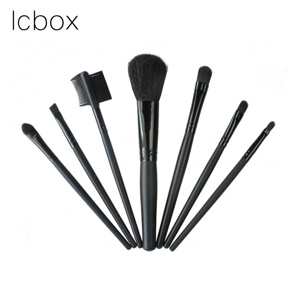 Lcbox Pro 7 шт. набор кистей для макияжа инструменты Парфюмерия Комплект Шерсть Марка