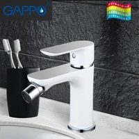 gappo bathroom basin faucet deck mounted toilet mixer tap ceramic valve core bidet faucet sprayer grifo de lavabo g5048