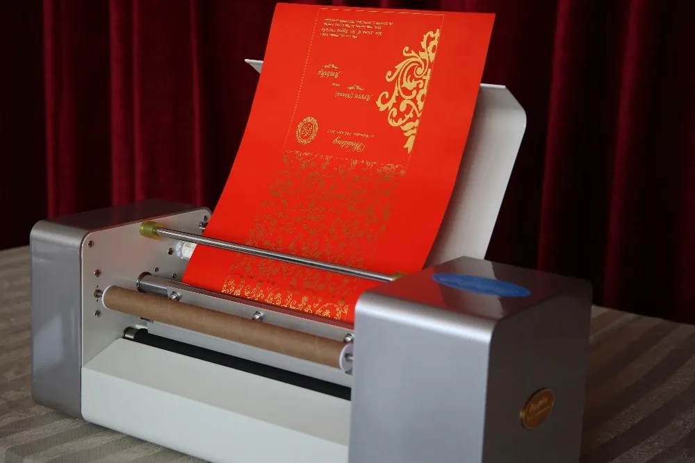 Планшетный цифровой алюминиевый горячий штамповочный принтер с золотой фольгой