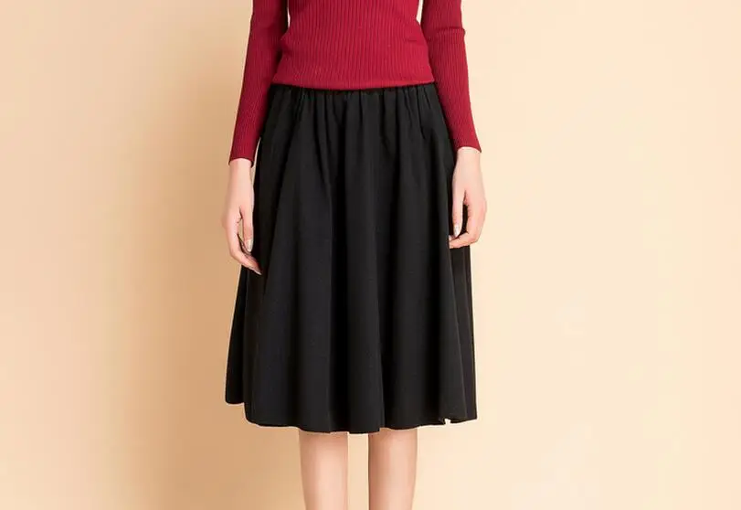 Женская юбка с высокой талией осенне-зимняя новая модная тонкой | одежда