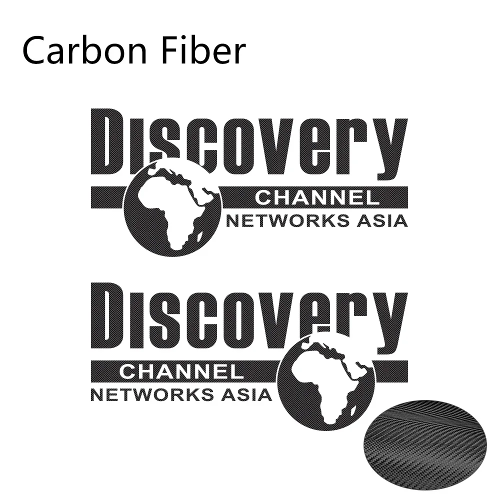 Carbon Fiber Автомобильная наклейка на боковую дверь, виниловая пленка, авто, National Geographic Discovery, наклейки для украшения автомобилей, Стайлинг, тюнинг, автомобильные аксессуары - Название цвета: Carbon Fiber