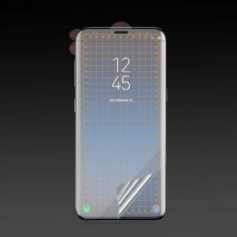 2 шт VNSTRIP TPU Мягкий 3D полный чехол анти шок Анти Царапины изогнутые края пленка для